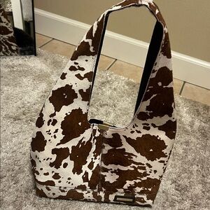 House of Harlow 1960 Brown and White Shoulder Bag